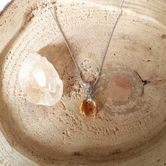 Náhrdelník s polodrahokamem, Citrín