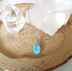 Náhrdelník s polodrahokamem, Larimar